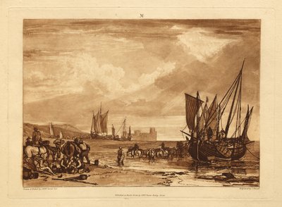 Scene på den franske kysten av Joseph Mallord William Turner