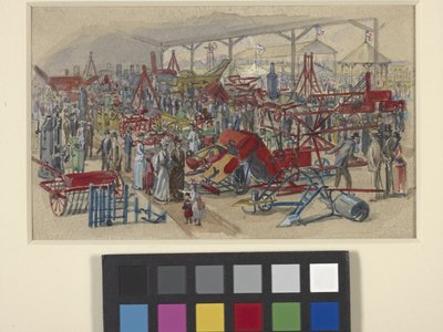 State Fair (akvarell over blyant på off-white papir) av Joseph Mallord William Turner