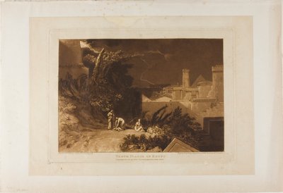 Tiende plage of Egypt, plate 61 fra Liber Studiorum av Joseph Mallord William Turner