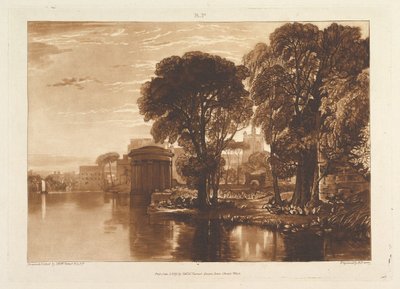 The Alcove, Isleworth Liber Studiorum, del XIII, plate 63, 1. januar 1819. av Joseph Mallord William Turner