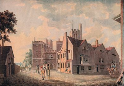Erkebiskopspalasset, Lambeth, 1909 av Joseph Mallord William Turner