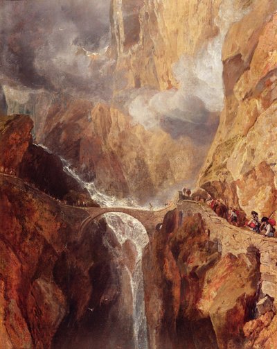 Djevelens bro av Joseph Mallord William Turner