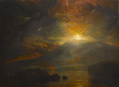 Utbruddet av Soufriere-fjellene på øya St. Vincent, 30. april 1812, 1815 av Joseph Mallord William Turner