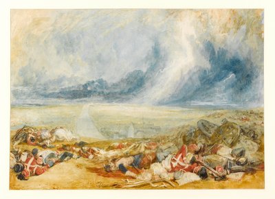 Waterloo-feltet av Joseph Mallord William Turner