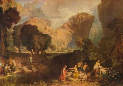 Uenighetens gudinne Velger stridens eple i Hesperidenes hage, 1806, 19 av Joseph Mallord William Turner