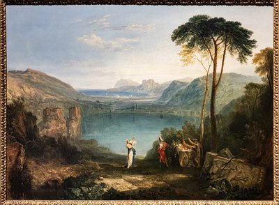 Lake of Avernus, Aeneas, Cumaean Sybil av Joseph Mallord William Turner