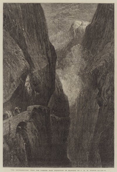 Djevelens bro av Joseph Mallord William Turner