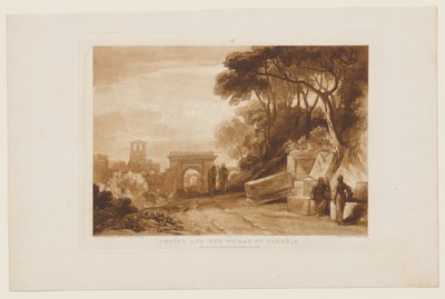 Den samaritanske kvinnen av Joseph Mallord William Turner