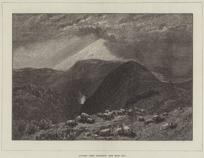 Turners Book of Studies, Hind Head Hill av Joseph Mallord William Turner