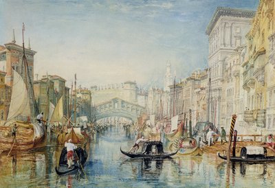 Venezia: Rialto av Joseph Mallord William Turner