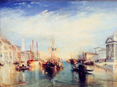 Venezia, fra verandaen til Madonna della Salute, c1835 av Joseph Mallord William Turner