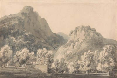 Lodore-fossen, Cumberland av Joseph Mallord William Turner