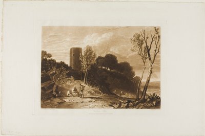 Winchelsea, Sussex, plate 42 fra Book of Studies av Joseph Mallord William Turner