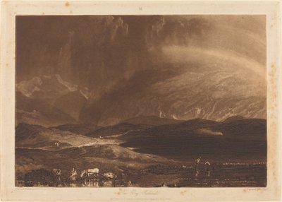 Torvmose, Skottland av Joseph Mallord William Turner and George Clint