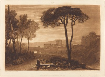 Scene i Campagna av Joseph Mallord William Turner and William Say