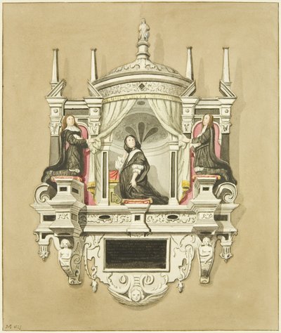Monument av fru Baynton i St Mark