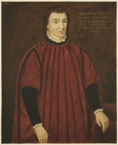 Portrett i Council House of Thomas White (blyant og akvarell på papir) av Joseph Manning