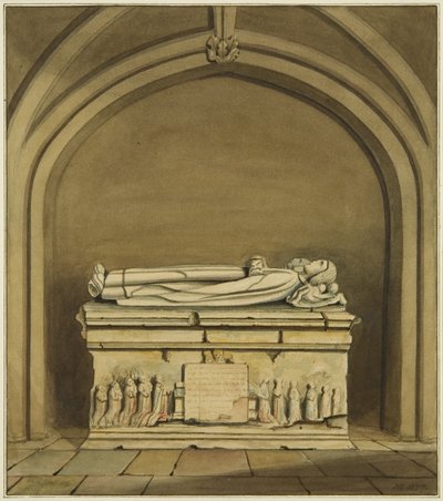 Tomb til Thomas Rowley og hans kone i krypten til St John