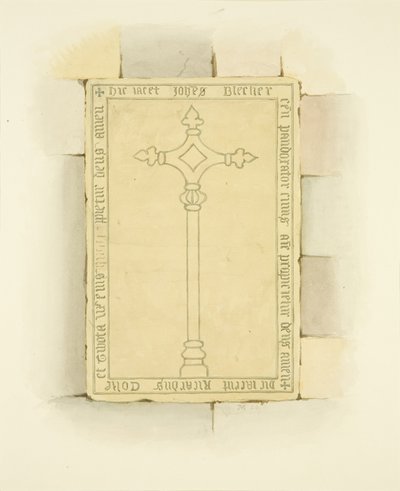 Gravstein foran Canynges 