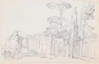 Hagene til en italiensk villa av Joseph Marie Vien