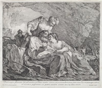 Lot og hans døtre av Joseph Marie Vien