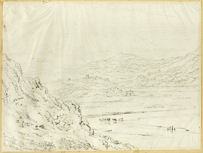 Town og Castle of Hay av Joseph Murray Ince