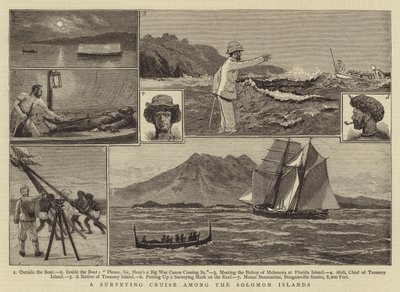 Et kartleggingscruise blant Salomonøyene av Joseph Nash