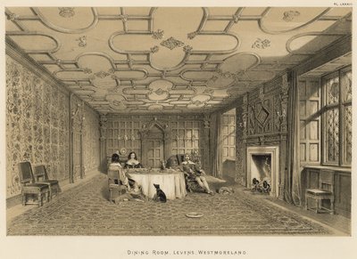 Spisestue, Levens, Westmoreland av Joseph Nash