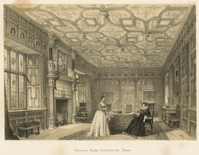 Drawing Room, Chastleton, Oxon av Joseph Nash