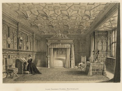 Innlagt kammer, Sizergh, Westmoreland av Joseph Nash