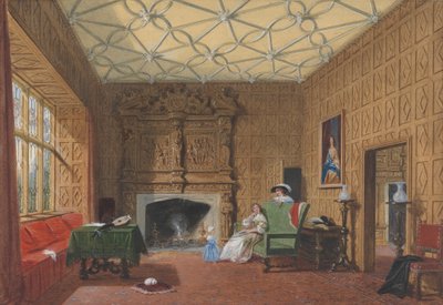 Levens, Westmoreland, Den lille salongen av Joseph Nash