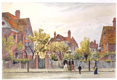 Newton Grove: Bedford Park av Joseph Nash