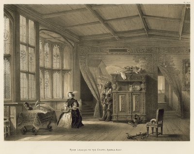 Rom som fører til kapellet, Knowle, Kent av Joseph Nash