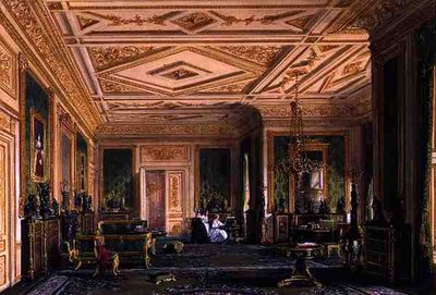 The Green Drawing Room i Windsor av Joseph Nash