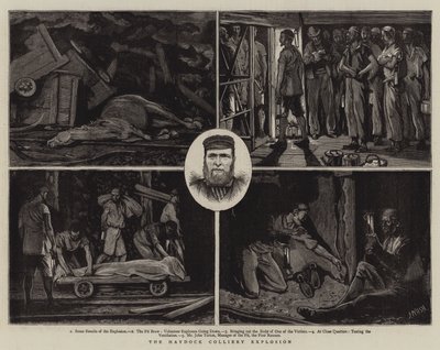 Haydock Colliery-eksplosjonen av Joseph Nash