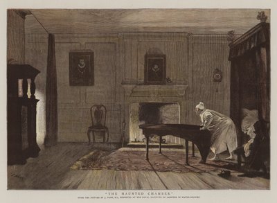 The Hunted Chamber (chromolitho) av Joseph Nash