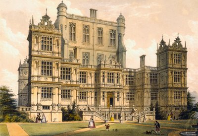 Wollaton Hall, Nottinghamshire, 1600, illustrasjon fra 