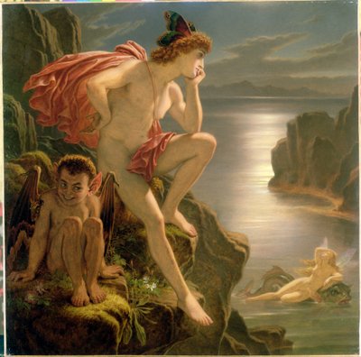 Oberon og havfruen av Joseph Noel Paton