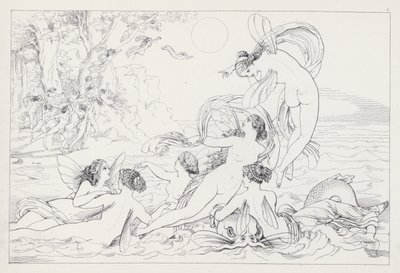 Shakespeares The Tempest, akt I, scene 2 av Joseph Noel after Paton