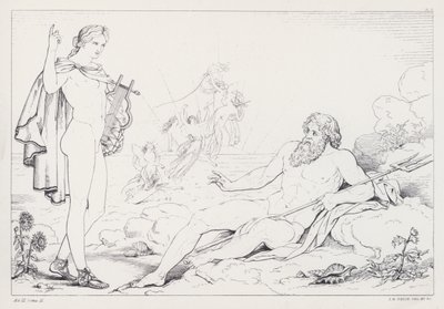 Shelleys Prometheus Unbound, Act III, Scene 2 av Joseph Noel after Paton