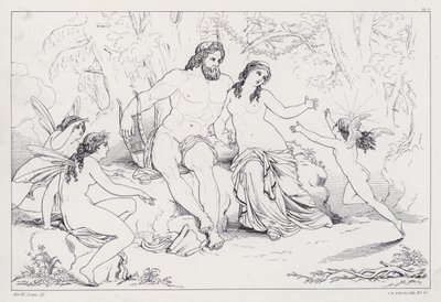 Shelleys Prometheus Unbound, Act III, Scene 4 av Joseph Noel after Paton