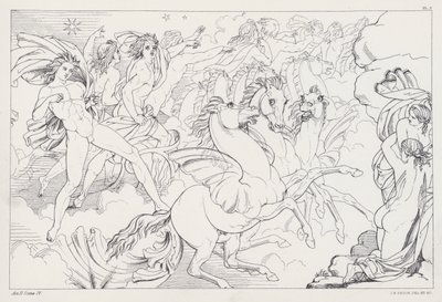 Shelleys Prometheus Unbound, Act II, Scene 4 av Joseph Noel after Paton