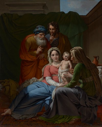 Den hellige familie, ca. 1820 av Joseph Paelinck