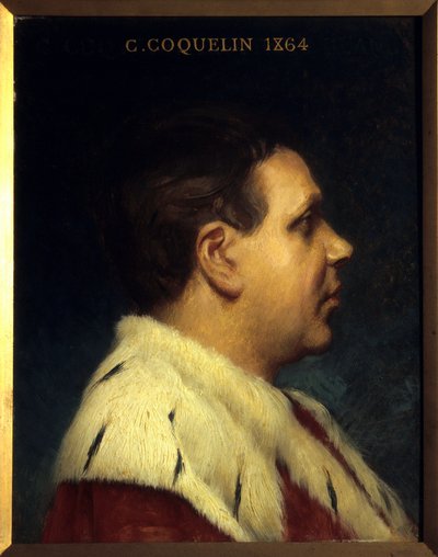 Portrett av Constant Poppy (1841-1904). Maleri av Joseph Paul Blanc (1846-1904) av Joseph Paul Blanc