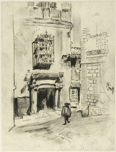 En døråpning, Toledo av Joseph Pennell