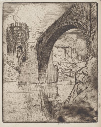 Alcantara-broen av Joseph Pennell