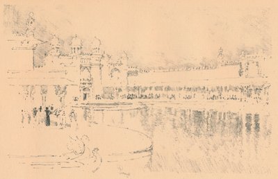 Auto-litografi av J. Pennell, c1877-1898, 1898 av Joseph Pennell