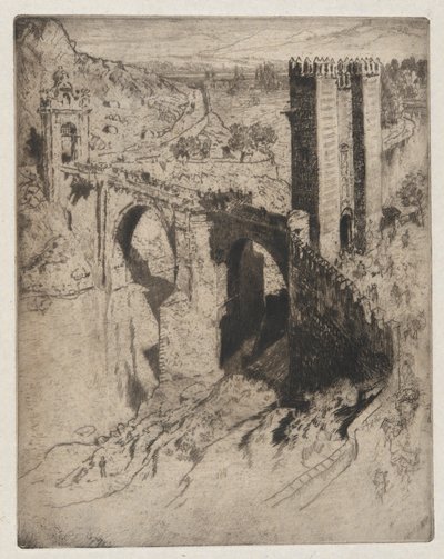 Alcantara-broen av Joseph Pennell