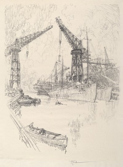 Byggeødeleggere av Joseph Pennell