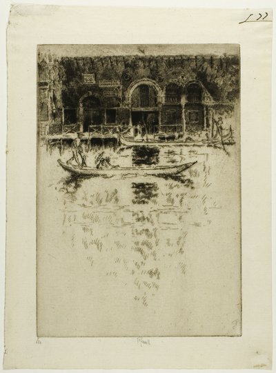 Bysantinsk palass, Venezia av Joseph Pennell